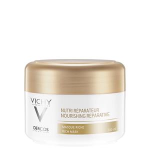 ماسک مو  تغذیه کننده ویشی مدل Nourishing Reparative حجم 200 میلی لیتر Vichy Dercos Nourishing Reparative Rich Hair Mask 200ml