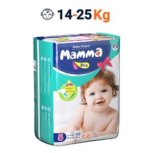 پوشک ماما سایز خیلی بزرگ بسته 10 عددی Mamma Size XLarge Diaper Pack Of 10