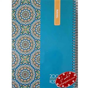 دفتر نقاشی 80 برگ سیمی طلقی کارتونی کد 3865 نهال