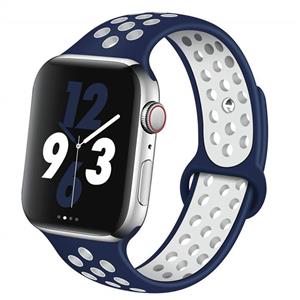 بند سیلیکونی طرح Nike مناسب برای اپل واچ 38/40 میلی متری OriBear Compatible for Apple Watch Band 44mm 42mm 40mm 38mm, Breathable Sporty for iWatch Bands Series 4/3/2/1, Watch Nike+, Various Styles and Colors for Woman and Man