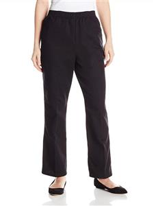 Chic Classic Collection Women's Cotton Pull-on Pant with Elastic Waist 