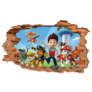 استیکر دیواری ژیوار طرح paw patrol