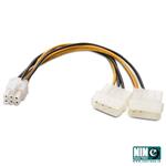 متفرقه/لوازم جانبی قطعات/6Pin to 4PIN GPU Power Cable