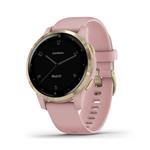 ساعت ورزشی گارمین مدل VivoActive 4S Light Gold Stainless Steel Bezel with Dust Rose Case