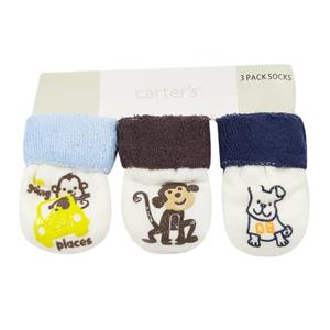 جوراب نوزاد کارترز مدل 5293 مجموعه 3 عددی