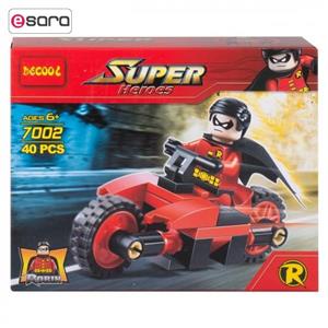 ساختنی پلاستیکی SUPER Heros مدل ROBIN 7002 