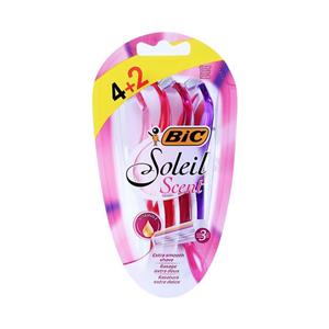 خود تراش 6 عددی بیک مدل Soleil Scent Bic Soleil Scent Blade Pack of 6