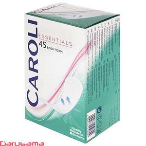 پد بهداشتی روزانه کرولی مدل Bodyform بسته 45 عددی Caroli Essentials Bodyform Sanitary Pad 45pcs