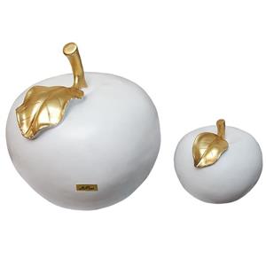 مجسمه لیلپار طرح سیب مدل DKH-7038 S مجموعه 2 عددی