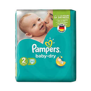 پوشک پمپرز مدل Baby Dry سایز 2 بسته 33 عددی Pampers Baby Dry Size 2 Diaper Pack of 33