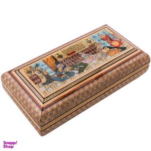 جعبه جواهر خاتم کاری کد 901