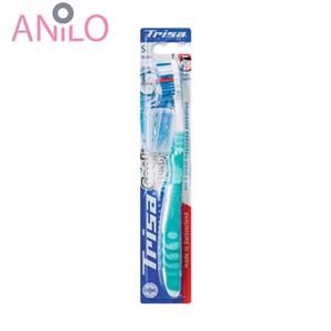 مسواک تریزا مدل Cool and Fresh با برس نرم به همراه درپوش Trisa Cool and Fresh Soft Tooth Brush With Cover