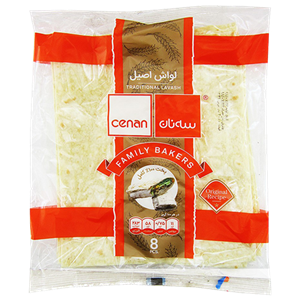 نان لواش 8 عددی سه نان Cenan Traditional Lavash Pack of 8