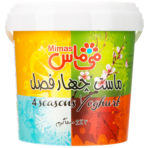 ماست چهار فصل 1500 گرمی می ماس