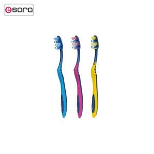 مسواک تریزا سری Super Promo مدل Perfect White با برس نرم - بسته 2+1 عددی Trisa Super Promo Flexible Head Soft Tooth Brush 2+1 Pcs