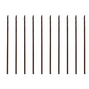 مجموعه 10 عددی مته فلز ولف کد DIN-0.5 سایز 0.5 میلی متر