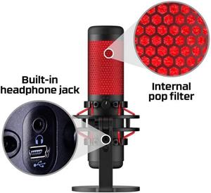 میکروفون گیمینگ هایپرایکس مدل QuadCast HyperX  QuadCast  Microphone