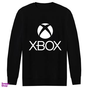 سویشرت مردانه طرح xbox کد F11 رنگ مشکی