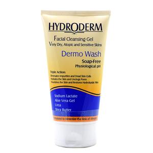 ژل شستشوی هیدرودرم پوست های خشک 150 میل Hydroderm Facial Cleansing Gel For Dry Skin 