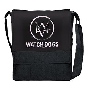 کیف دوشی مردانه گالری چی چاپ طرح Watch Dogs