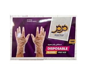 دستکش یک‌بارمصرف 100عددی آنی