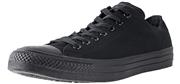 Converse M5039: Chuck Taylor All Star Low Top Black Mono Unisex Sneaker, Black/Black, 12 Women/10 Men