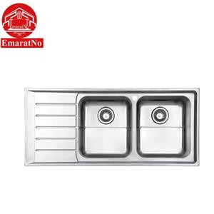 سینک ظرفشویی استیل البرز steelalborz مدل 735 توکار