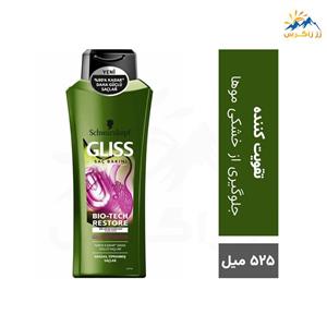 شامپو بازسازی کننده مو بیوتک گلیس شوارتسکف 525 Gliss Bio Tech