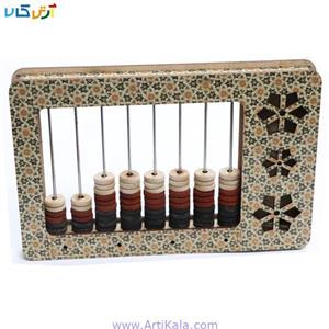 چرتکه چوبی طرح خاتم کلاسیک