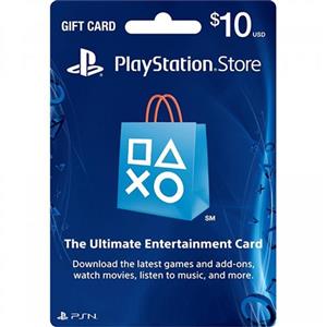 گیفت کارت پلی استیشن ۱۰ دلار آمریکا PSN PSN 10$ Gift Card - USD