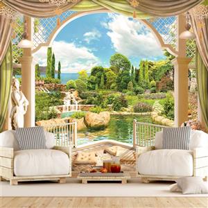 پوستر دیواری سه بعدی طرح جنگل کد ARTS444