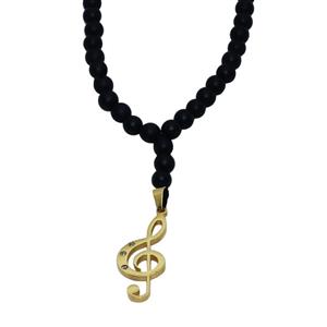 گردنبند مردانه طرح نت موسیقی کد GM-017