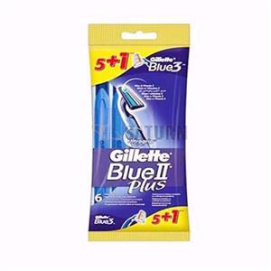 خودتراش ژیلت مدل BLUE3 PLUS بسته5+1