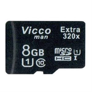 کارت حافظه microSDHC ویکومن مدل Extre 320X کلاس ۱۰ استاندارد UHS-I U1 سرعت۴۸MBps ظرفیت ۸ گیگابایت