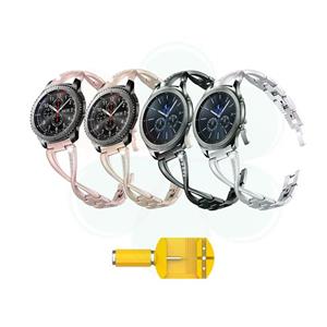بند ساعت سامسونگ Gear S3 مدل استیل X-Link Apple Watch 42/44mm & Samsung Gear S3 Link Black