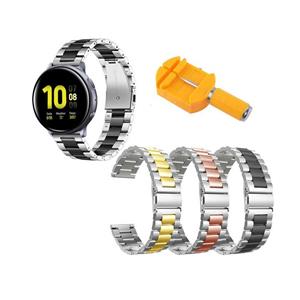بند ساعت سامسونگ Galaxy Watch Active 2 استیل دو رنگ
