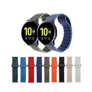 بند چرمی ساعت سامسونگ 2 Galaxy Watch Active مدل Leather Loop 