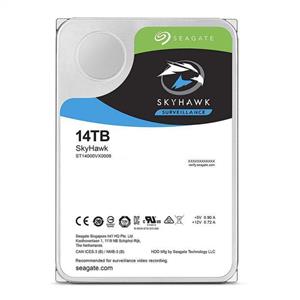 هارد اینترنال 14 ترابایت سیگیت مدل SkyHawk ST14000VE0008 Seagate SkyHawk ST14000VE0008 14TB 256 MB SATA 3.0 Surveillance HDD