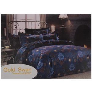 سرویس ملحفه گلد سوان طرح 2 دو نفره 6 تکه Gold Swan Type 2 2 Persons 6 Pieces Sleep Set