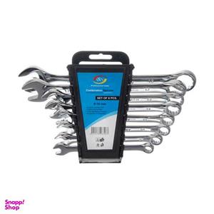 آچار یکسر تخت یکسر رینگی بی اس کد 001 مجموعه 8 عددی