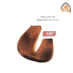 رنگ مو لوپینا سری عسلی رنگ بلوند عسلی متوسط شماره 7.57
