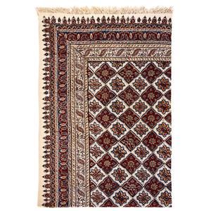 قلمکاری  رومیزی قلمکار عطریان طرح خشتی مدل G283 -