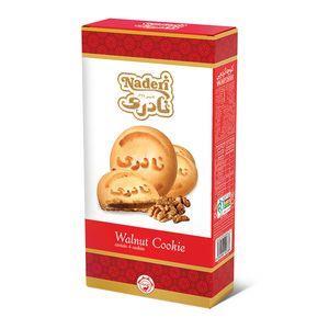 کلوچه گردویی نادری مقدار 100 گرم بسته 2 عددی