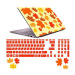 استیکر لپ تاپ صالسو آرت مدل 5008 hk به همراه برچسب حروف فارسی کیبورد