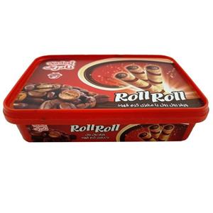 ویفر رول بامغزی کرم قهوه نادری مقدار 250 گرم