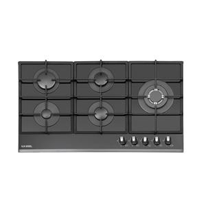 اجاق گاز 5 شعله شیشه ای ایلیا استیل مدل G 528