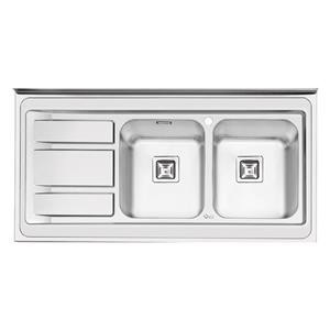 سینک روکار ایلیا استیل کد 1068