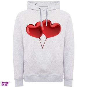 هودی زنانه طرح بادکنک قلب کد F205