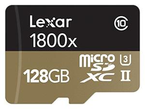 کارت حافظه microSDXC لکسار مدل Professional کلاس 10 استاندارد UHS-II U3 سرعت 1800X همراه با ریدر USB 3.0 و آداپتور - ظرفیت 128 گیگابایت Lexar Professional UHS-II U3 Class 10 1800X microSDXC With USB 3.0 Reader And Adapter - 128GB