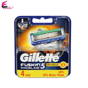 تیغ یدک ژیلت مدل Fusion Proglide Power بسته 4 عددی